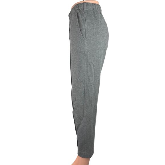 Everlane Gray High Rise Pull On Elastic Waist Casual Cropped Pants Size XXS - Picture 2 of 5